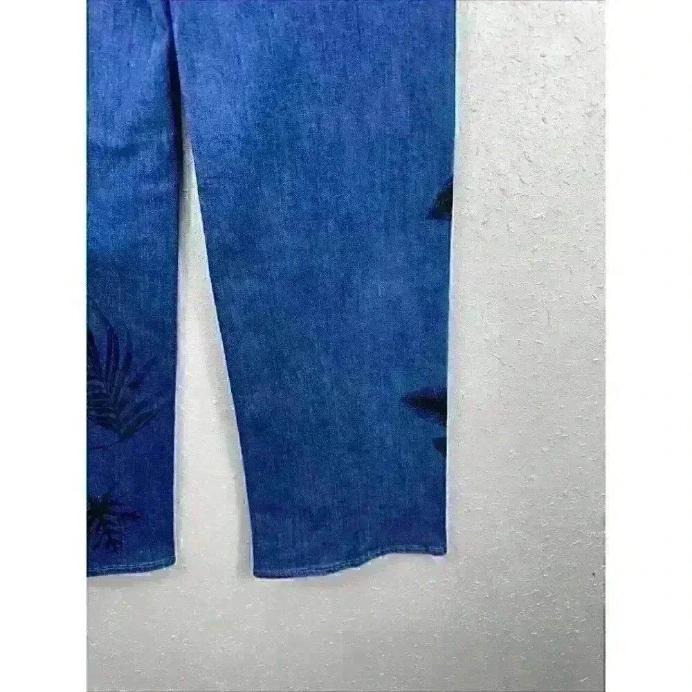 Chico’s High Rise Wide Leg Jeans Size 6R Women's Boho Romantic cowgirl - Picture 9 of 11